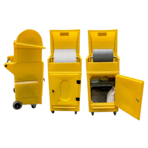 Kits antipollution mobiles avec absorbants pour hydrocarbures ou Tous liquides - DIFOPE