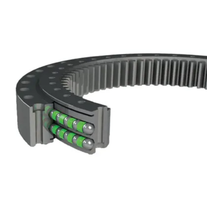 Couronne d'orientation avec entrainement rotatif