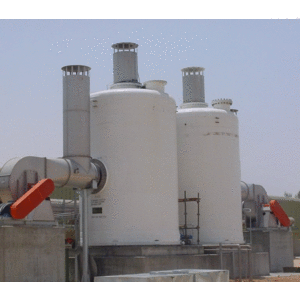 Tour d'adsorption par charbon actif
