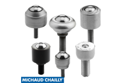 Billes porteuses à tige filetée