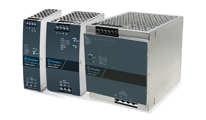 FINDER renouvelle sa gamme d'alimentations industrielles