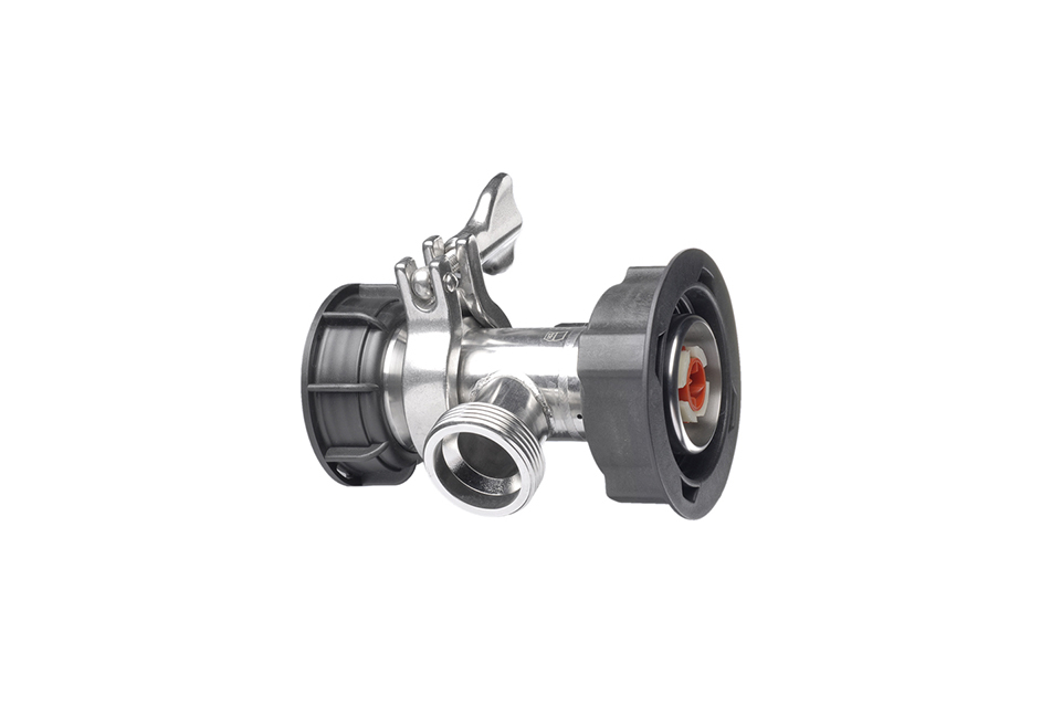 Pompe vide-fût horizontale pour IBC