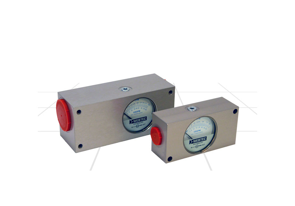 Indicateur de débit hydraulique résistant aux produits chimiques