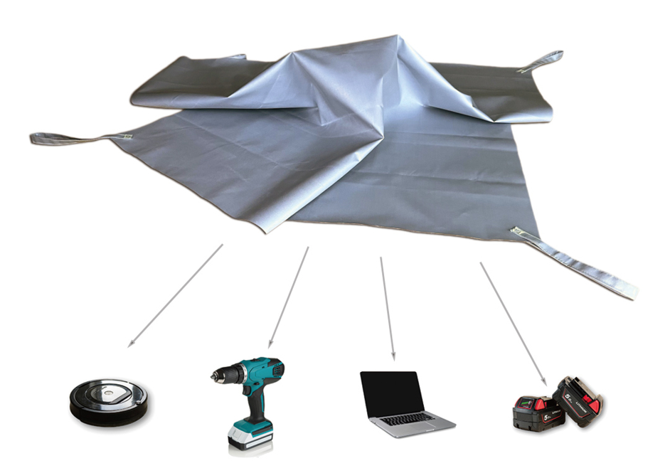 Couverture anti feu pour appareils portatifs avec batteries Lithium  - DIFOPE Ref. COUVAF-B1.5