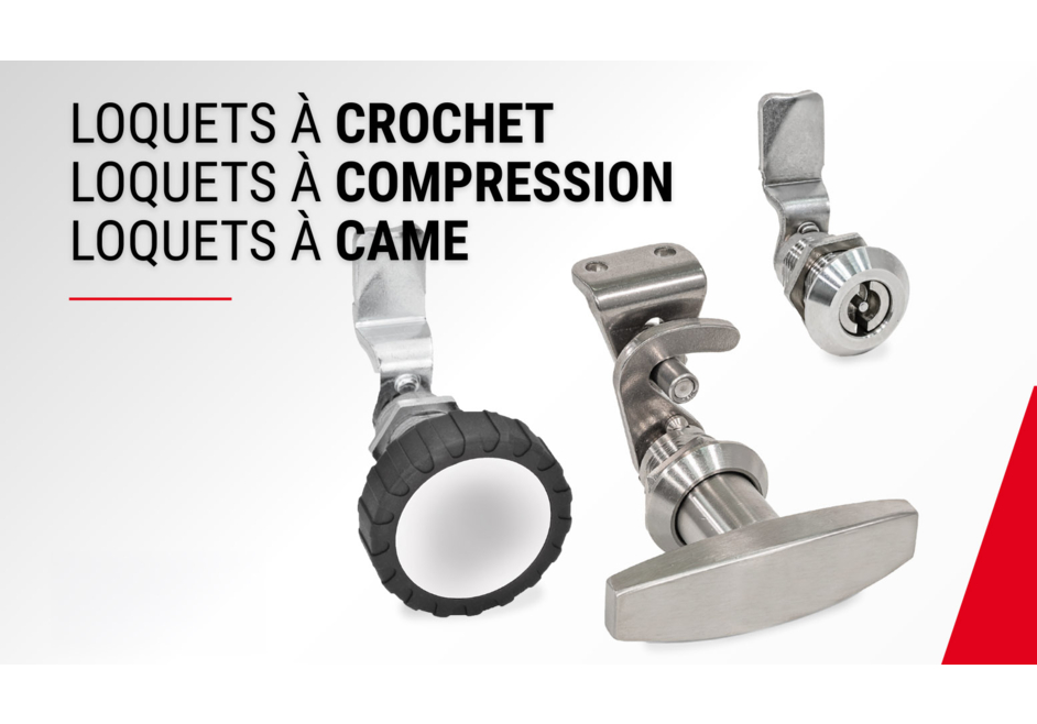 Loquets industriels : des solutions adaptées aux exigences de sécurité, d’étanchéité et de résistance aux vibrations