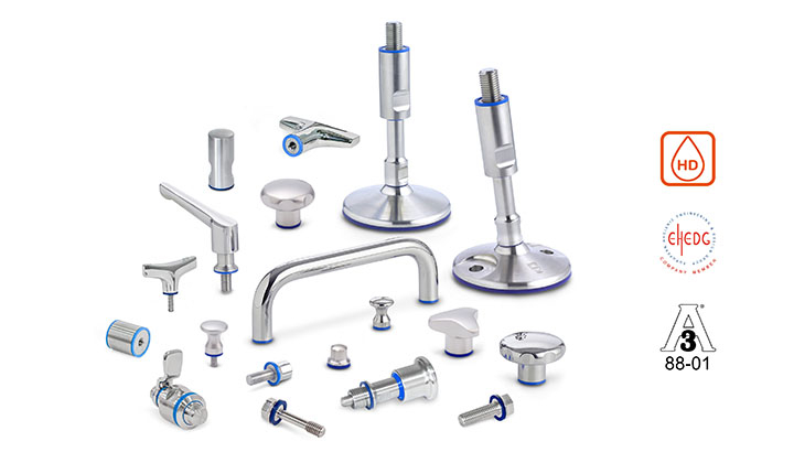 Composants Hygienic Design line , une gamme qui répond aux exigences d'hygiènes de certains secteurs