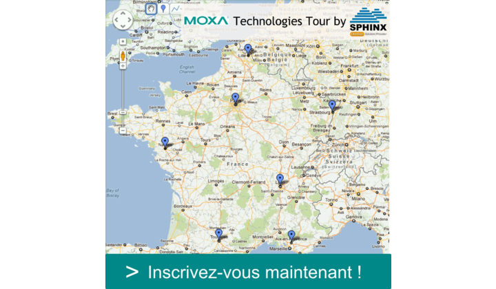 MOXA Technologies Tour by SPHINX : Partout en France