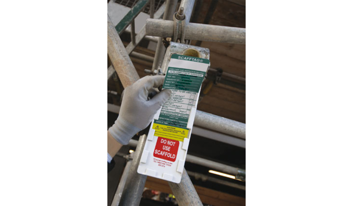 Scafftag, le premier système d'étiquetage d'échafaudage au monde