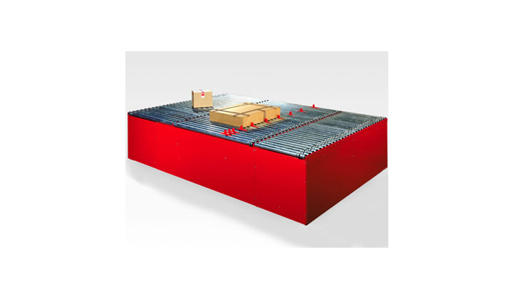 Module de pré-tri pour convoyeur à rouleaux