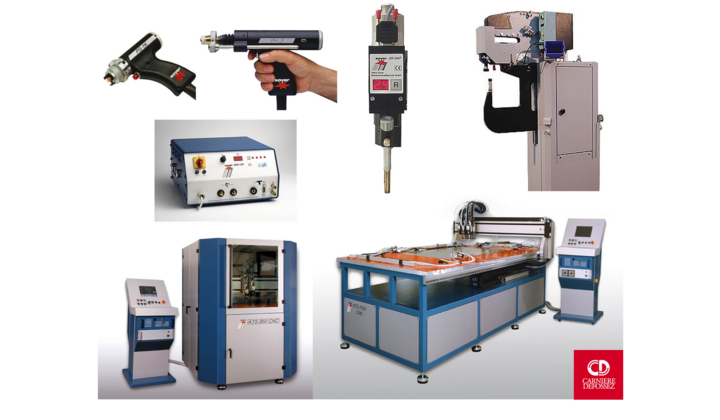 Machines de soudage de goujons et presses à sertir
