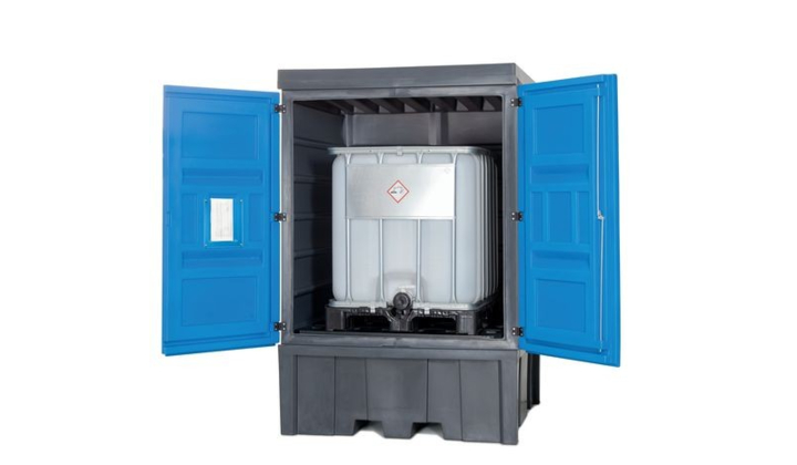 Box de stockage polluants pour fûts ou 1 IBC