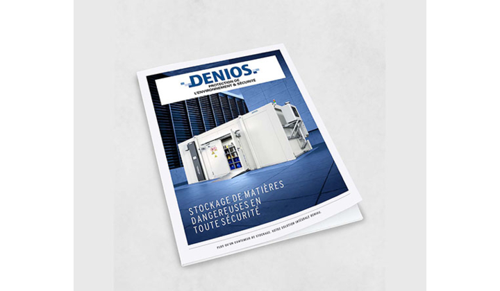 Une nouvelle brochure "Stockage de produits dangereux en toute sécurité" chez DENIOS