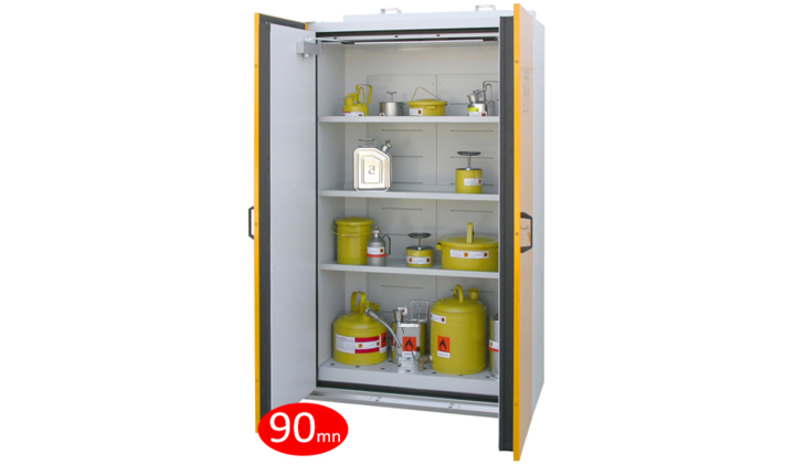 Armoire coupe-feu avec Fermeture automatique en cas d'incendie