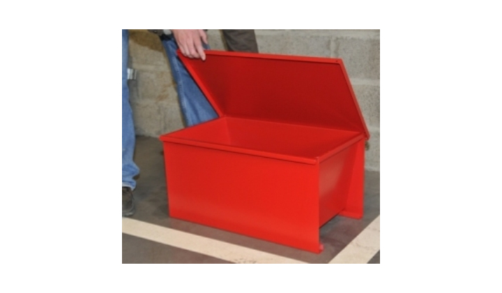 Bac à sel ou sable acier 50 ou 100 litres