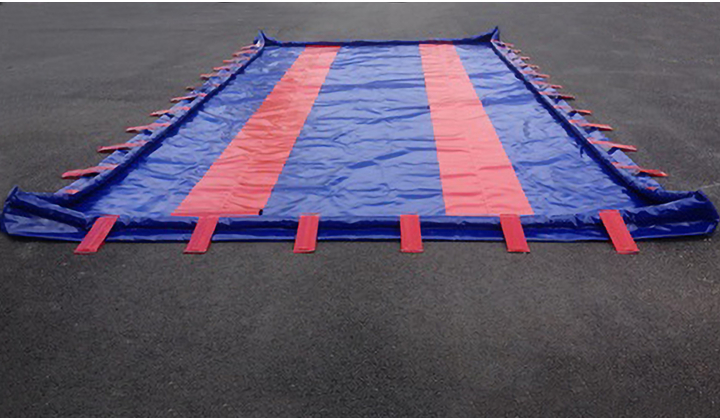 Bac de rétention souple pliable autoportant 9600 litres