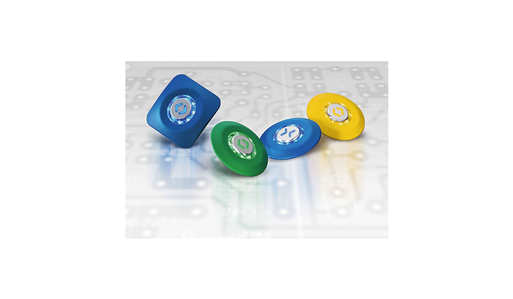 Bouton d'ouverture avec symbole lumineux