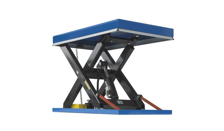 Table hydraulique acier à simples ciseaux