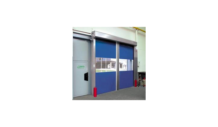 Porte rapide horizontale pour l’intérieur