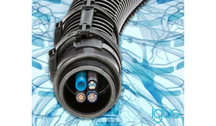 Igus e-ribs: une solution pour renforcer les gaines annelées de manière sûre