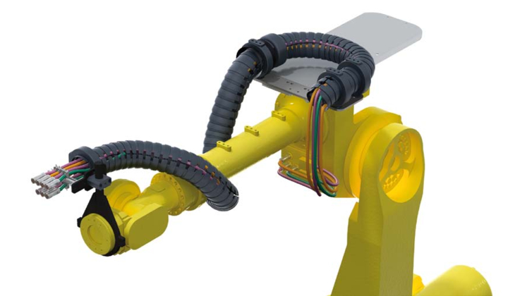 Triflex R, un Kit complet d’accessoires de cablage pour robots