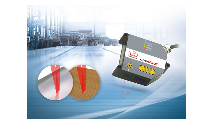 Capteur laser optoNCDT 1750LL pour les métaux et les surfaces rugueuses