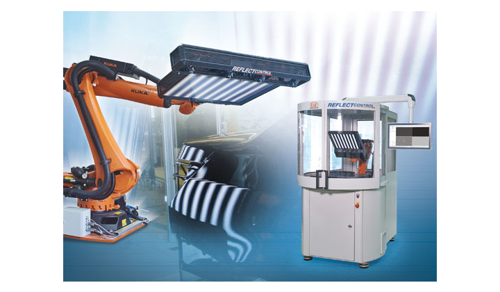 Reconnaissance des défauts des surfaces réfléchissantes reflectCONTROL Automation Micro Epsilon