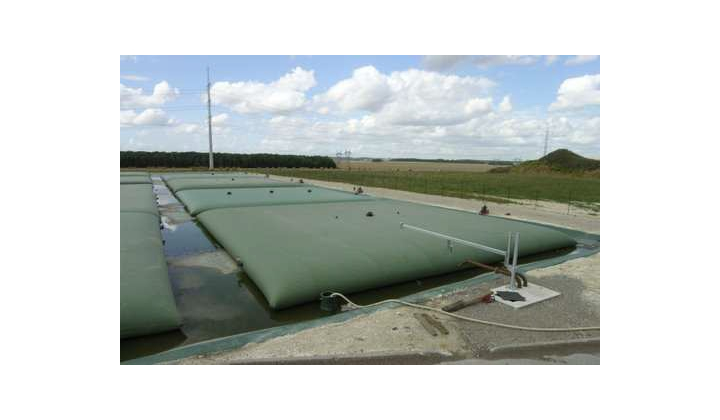 Citerne souple pour effluents de STEP