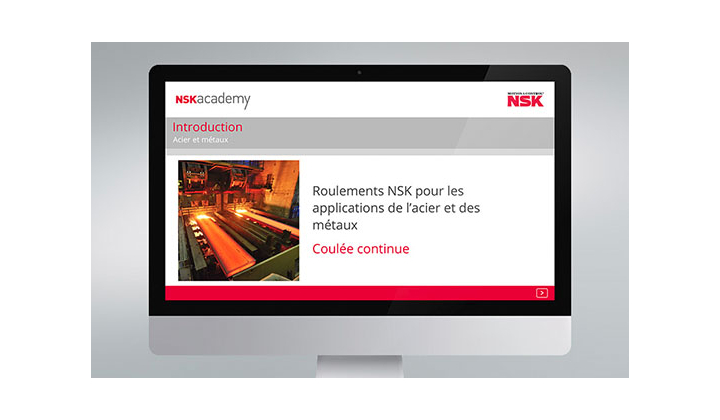 L’Académie NSK s'enrichit d'une nouveau module de formation en ligne portant sur la coulée continue