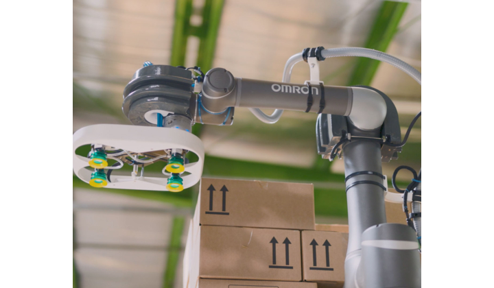 Un nouveau palettiseur collaboratif pour les applications industrielles de manutention de cartons
