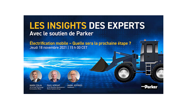 Une nouvelle conférence Parker autour du thème de l'électrification mobile