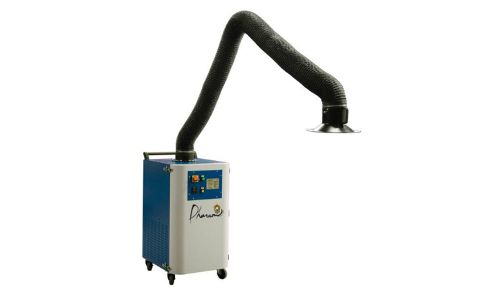 Aspirateur industriel pour fumée de soudure