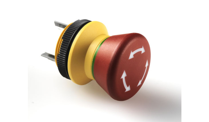 Bouton d'arrêt d'urgence compact LUMOTAST 22