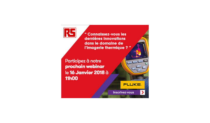 RS Components organise le 16 Janvier un nouveau Webinar consacré à l’imagerie thermique