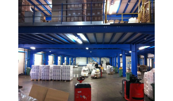 Plateforme de stockage grande portée