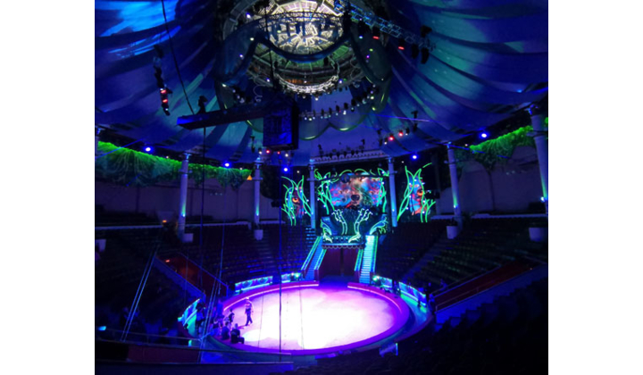 Les palans STAGEMAKER garantissent la sécurité du CIRQUE NIKOULINE DE MOSCOU