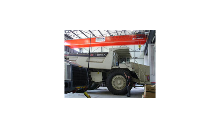 TEREX Afrique du Sud commande des ponts roulants équipés de matériels VERLINDE