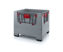 Caisse-palette pliable avec trappe d'accès