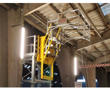 Passerelle repliable