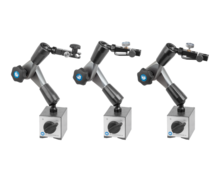 Supports articulés en aluminium avec pied magnétique