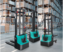 KBS 12 , une nouvelle gamme de gerbeurs Baoli pour entrepôts