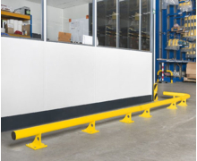 Butoir de protection cylindrique antichocs 