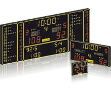 Tableau d'affichage et chronométrage sportif
