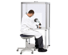 Hottes d'aspiration pour table de travail 