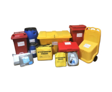 Kits absorbants interventions d'urgence - gamme complète