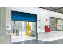 Porte rapide à protection antidéflagrante
