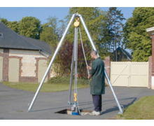Tripode télescopique aluminium de 500 kg à 3 t