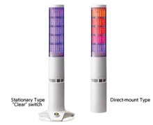 Colonne de signalisation programmable Ethernet avec PoE